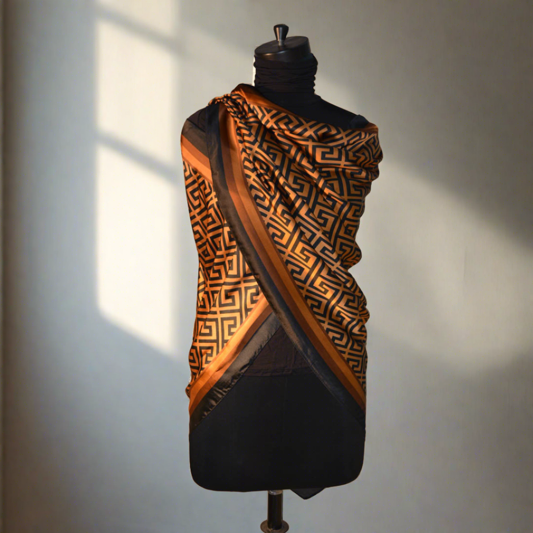 Caramel Silk Stole