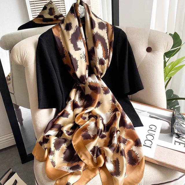 Bronze Whisper Blush Silk Scarf
