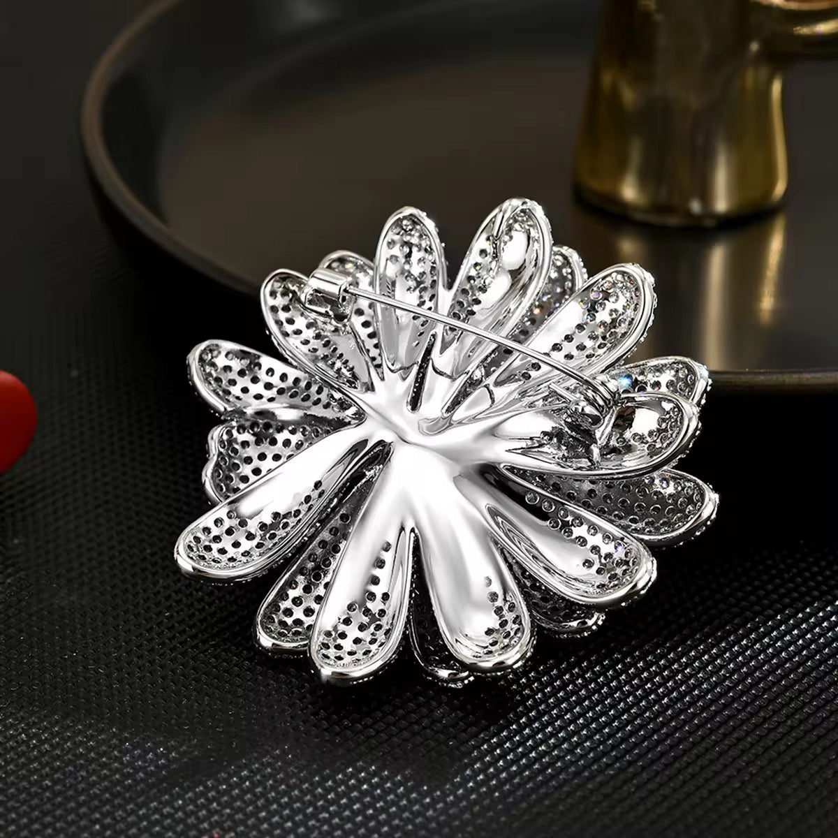 Elena Bloom Zirconia Brooch