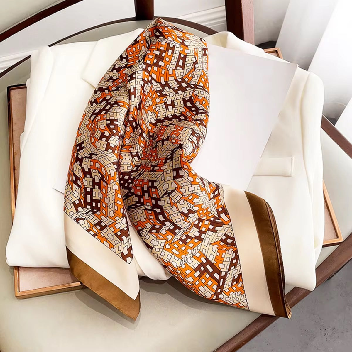 Fioro Silk Scarf (70x70cms)
