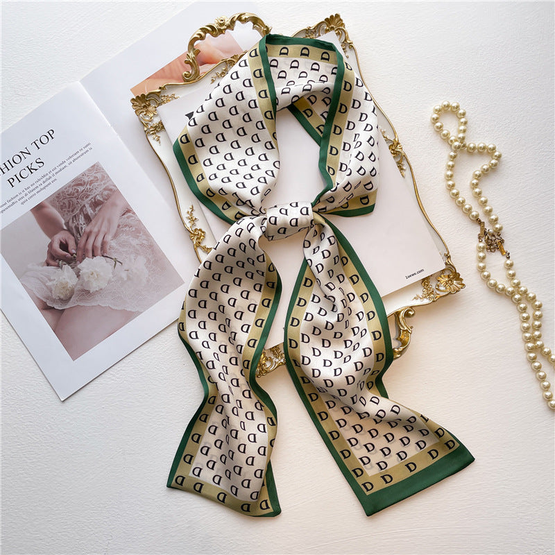 Theodora Necktie Silk Scarf