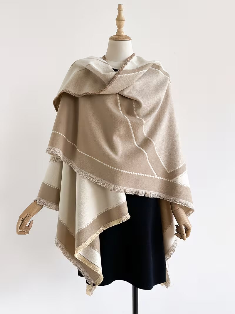 Sandgrip Stripe Poncho