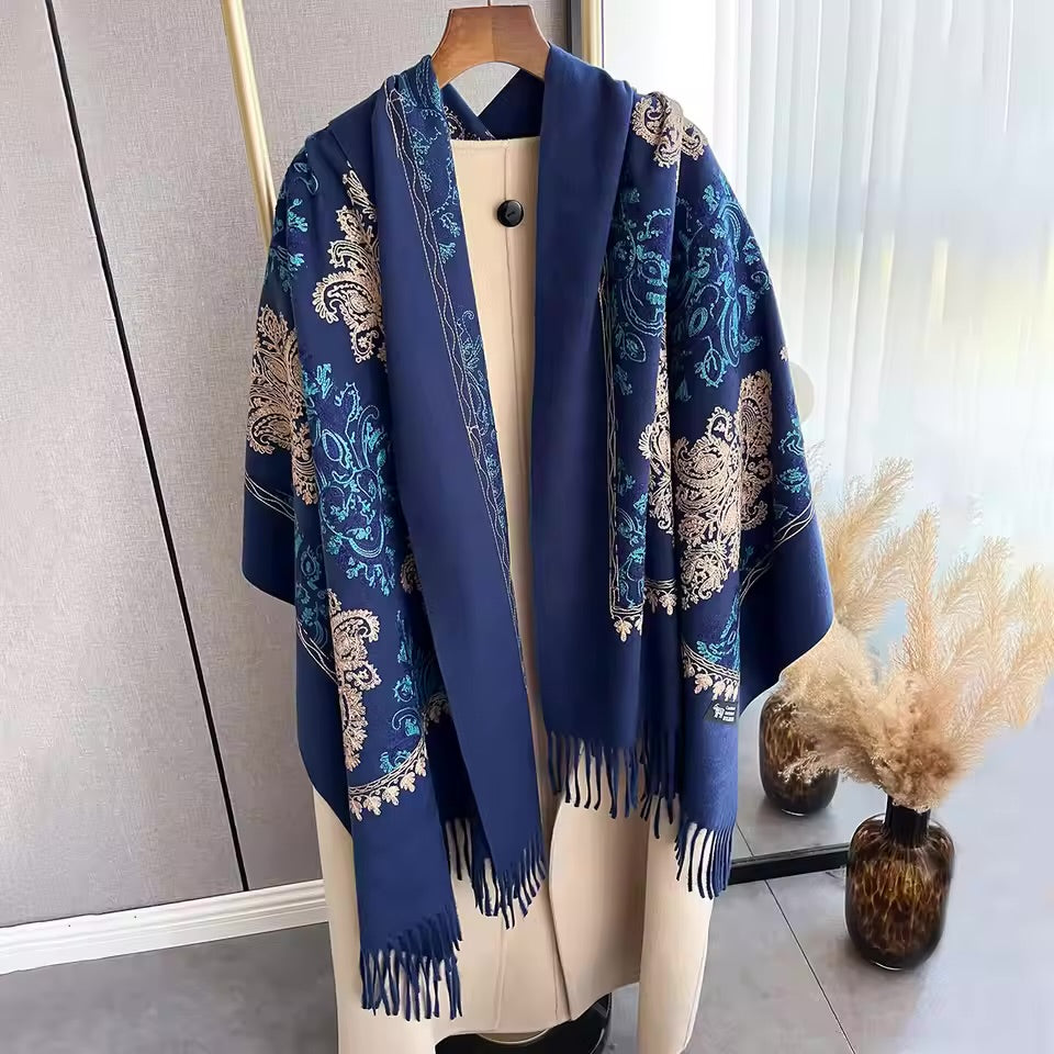 Regentia Sapphire Rich Pashmina Shawl