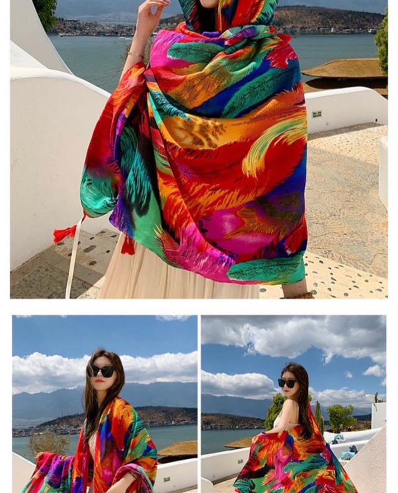 Radiant Forest Silk Scarf