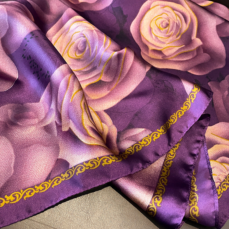 Lavender Blooms Silk Stole