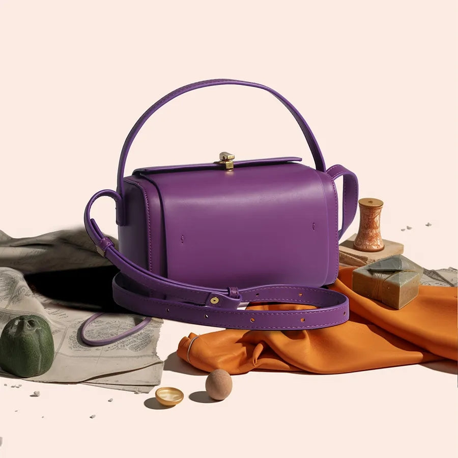 Imperial Box Bag (Purple)