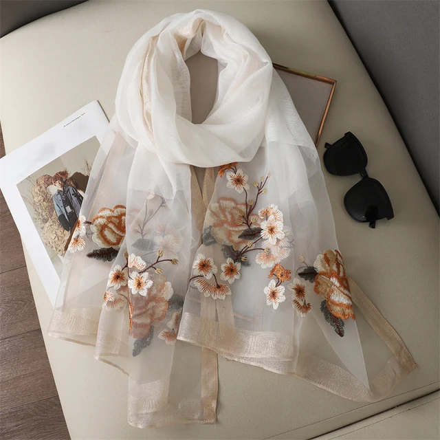 Prestige White Premium Scarf