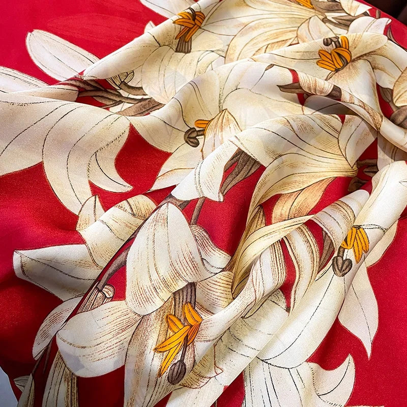 Lily Cascade Silk Stole