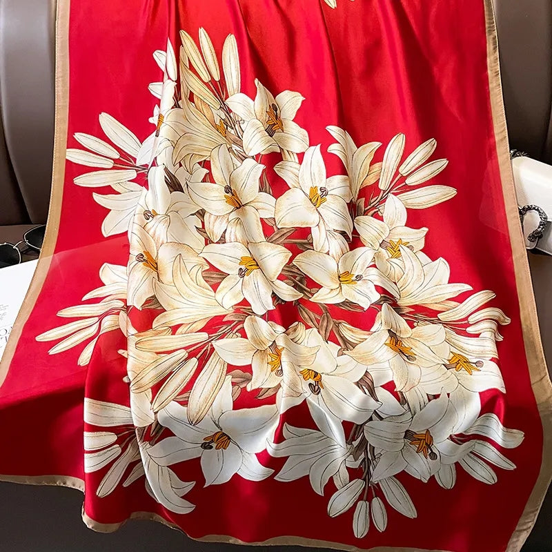 Lily Cascade Silk Stole