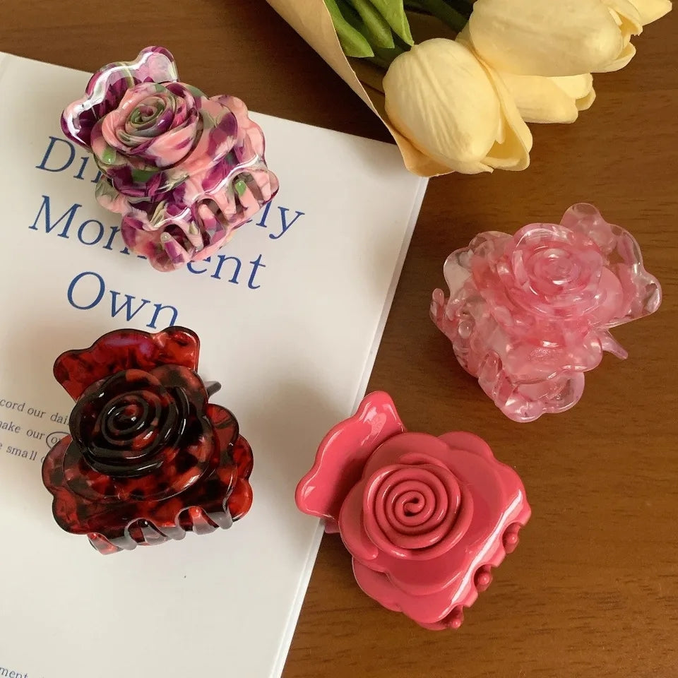 Rosette Claw Clip
