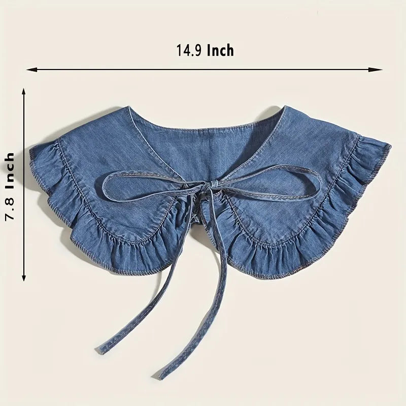 Bando Denim Collar Scarf