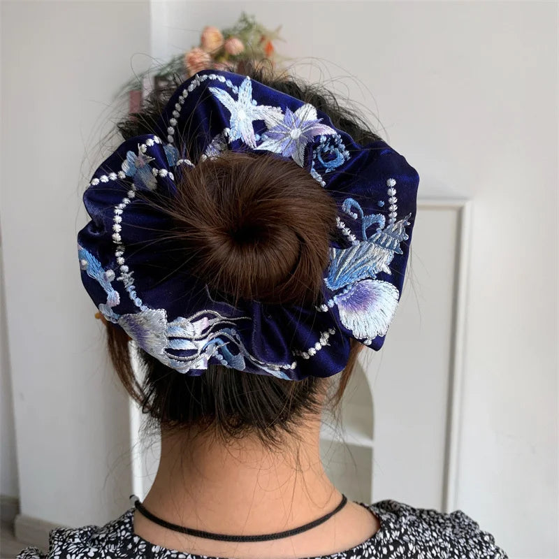 Gingham Grace Scrunchie