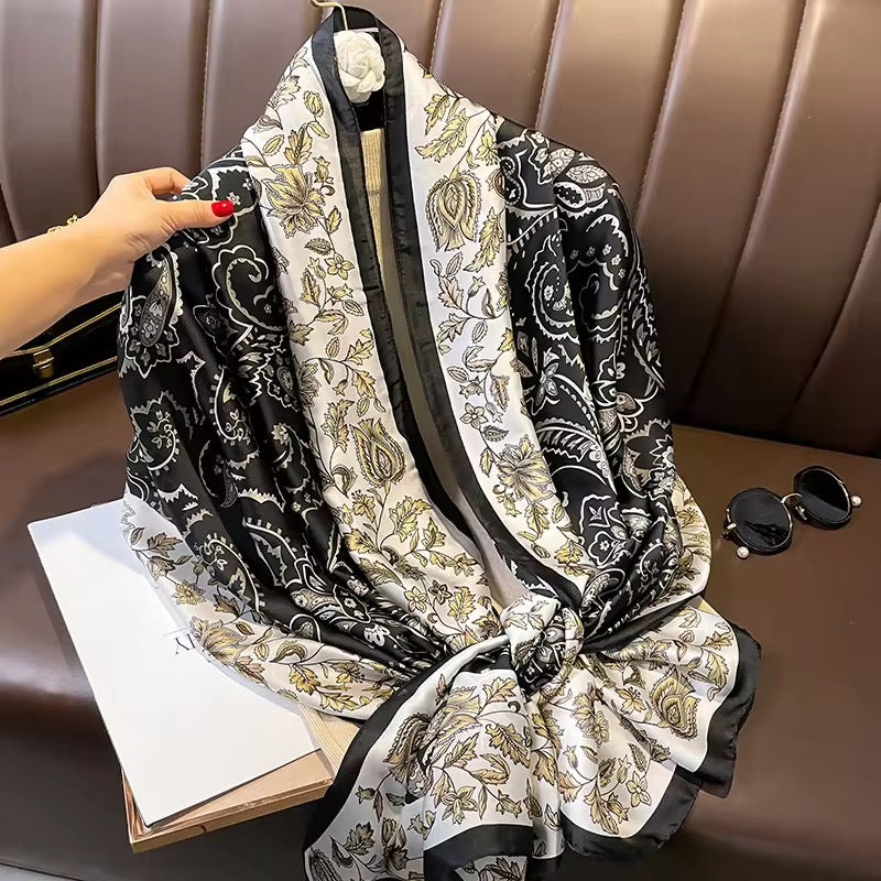 Blanc Silk Stole