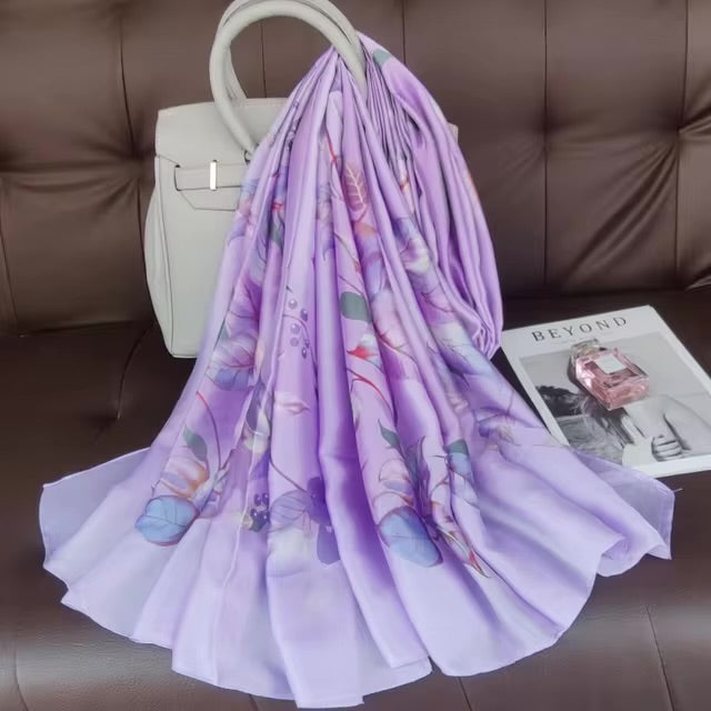 Lusty Lavender Silk Stole