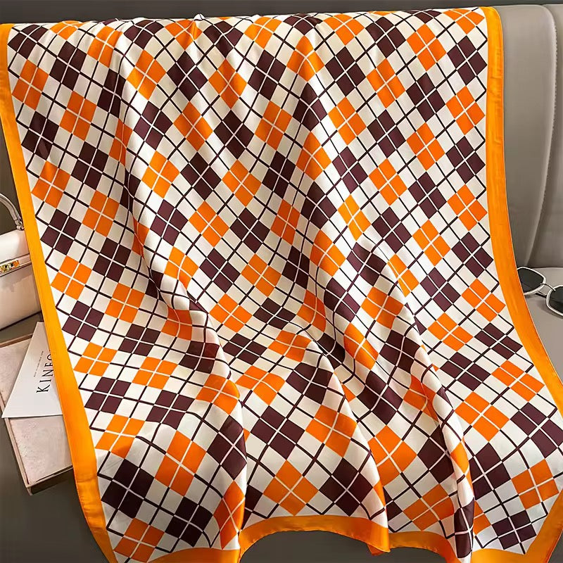 Orange Box Silk Stole