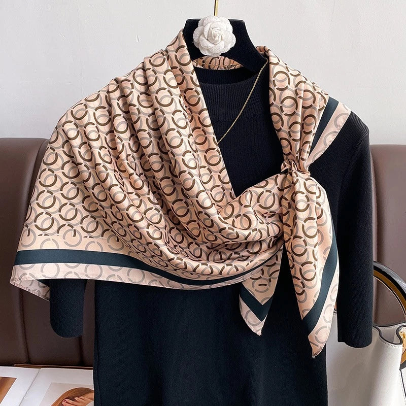 Mavi Silk Scarf (90x90cms)