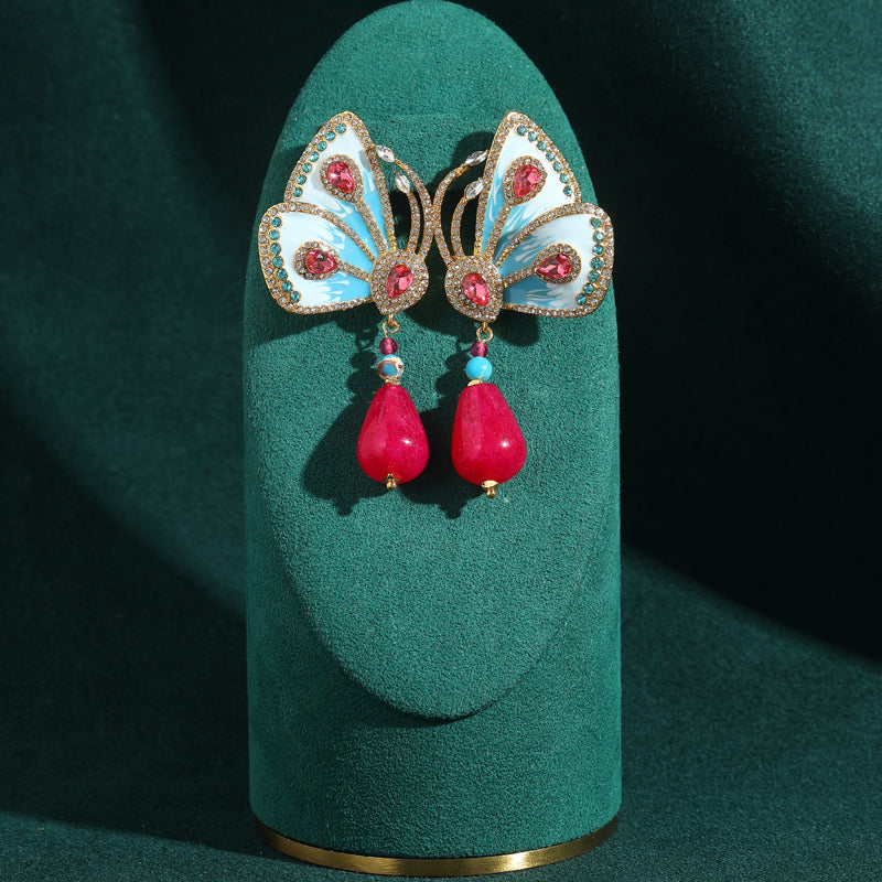 Rainbow Flutter Earrings