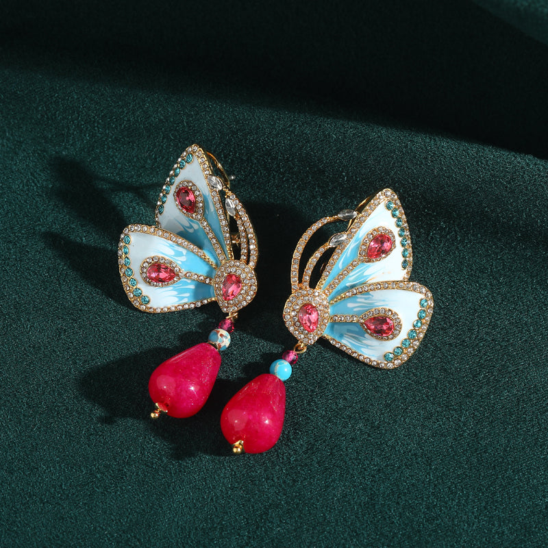 Rainbow Flutter Earrings