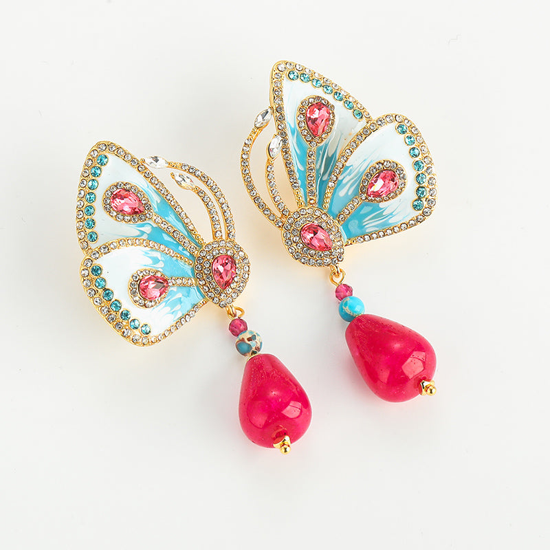 Rainbow Flutter Earrings