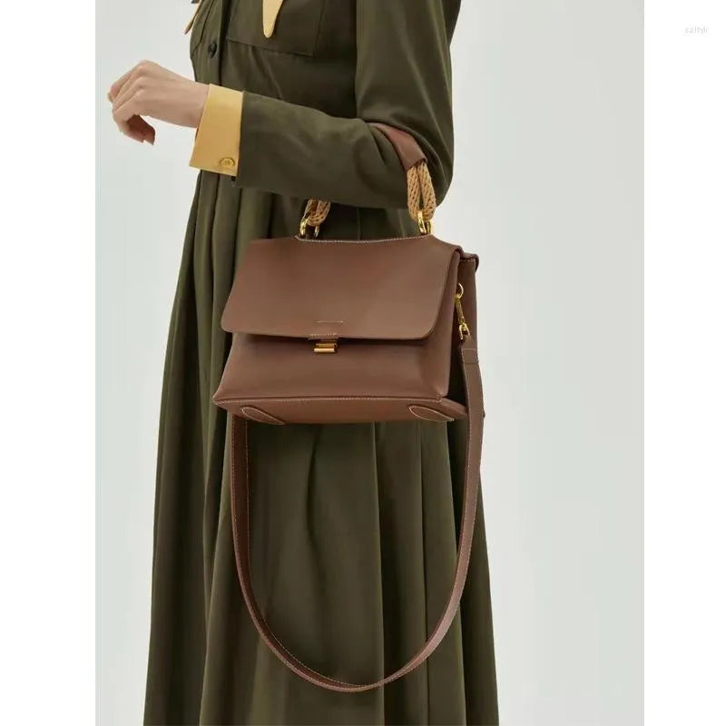 Valencia Vegan Leather Bag (Brown)