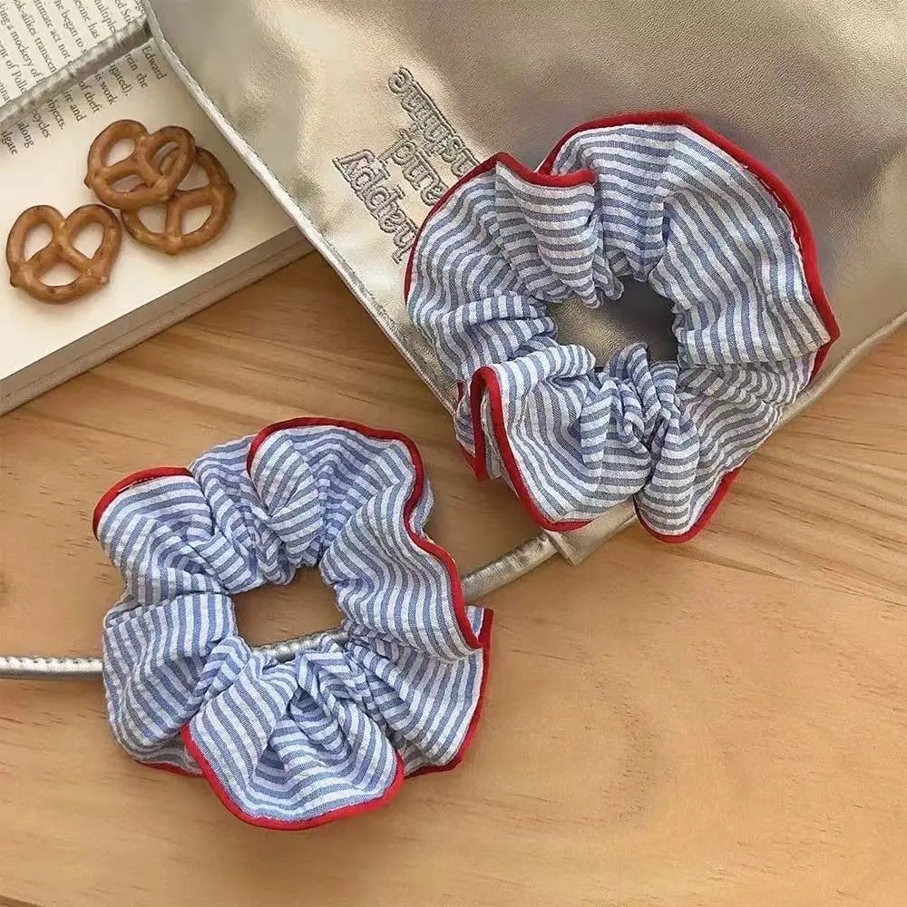 Elegant Blue Scrunchie
