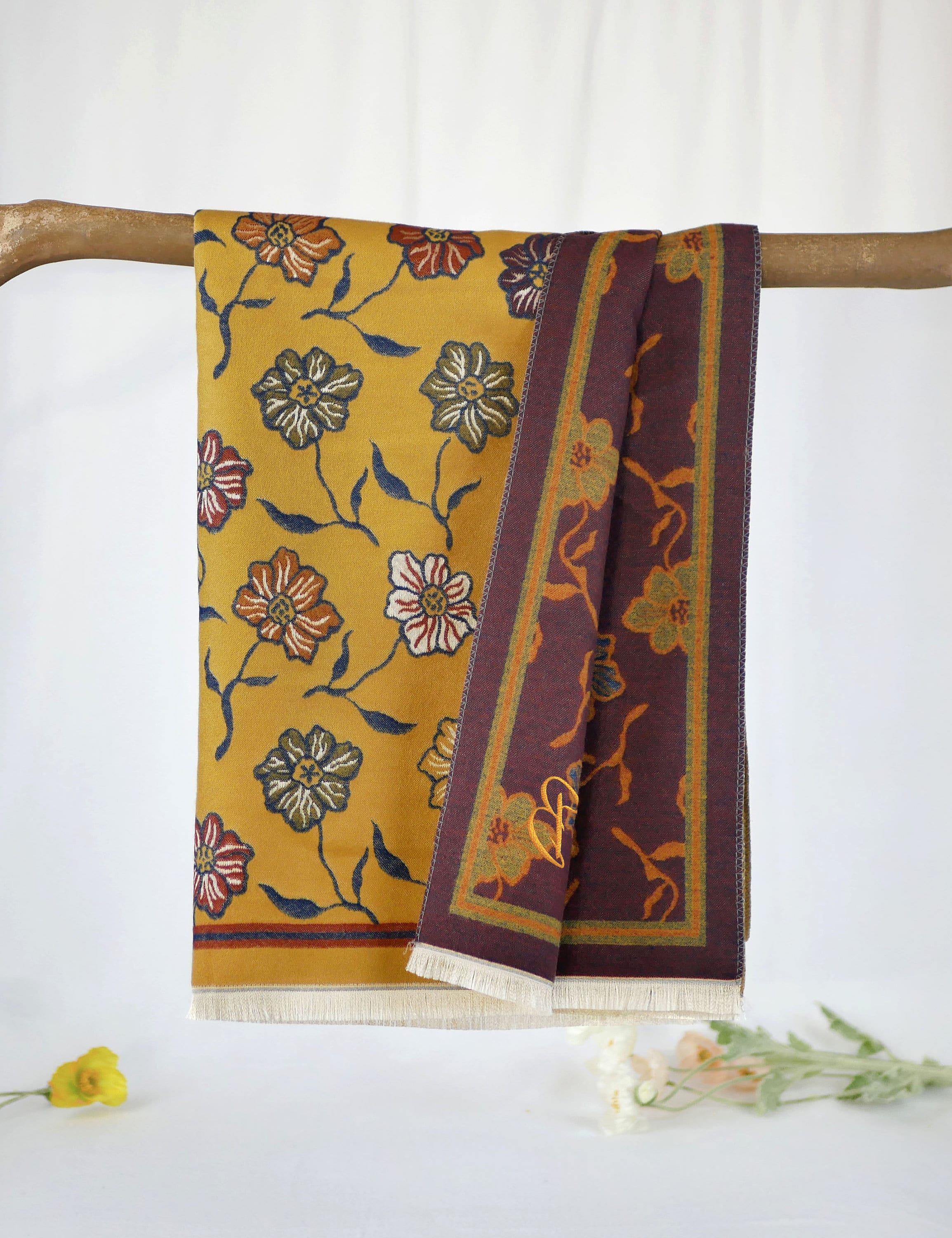 Yellow Mellow Shawl