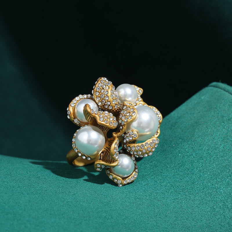 Frost Empress Antique Ring