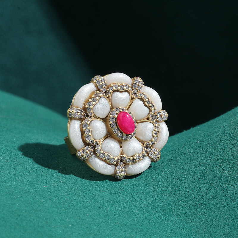 Ivory Nautica Antique Ring