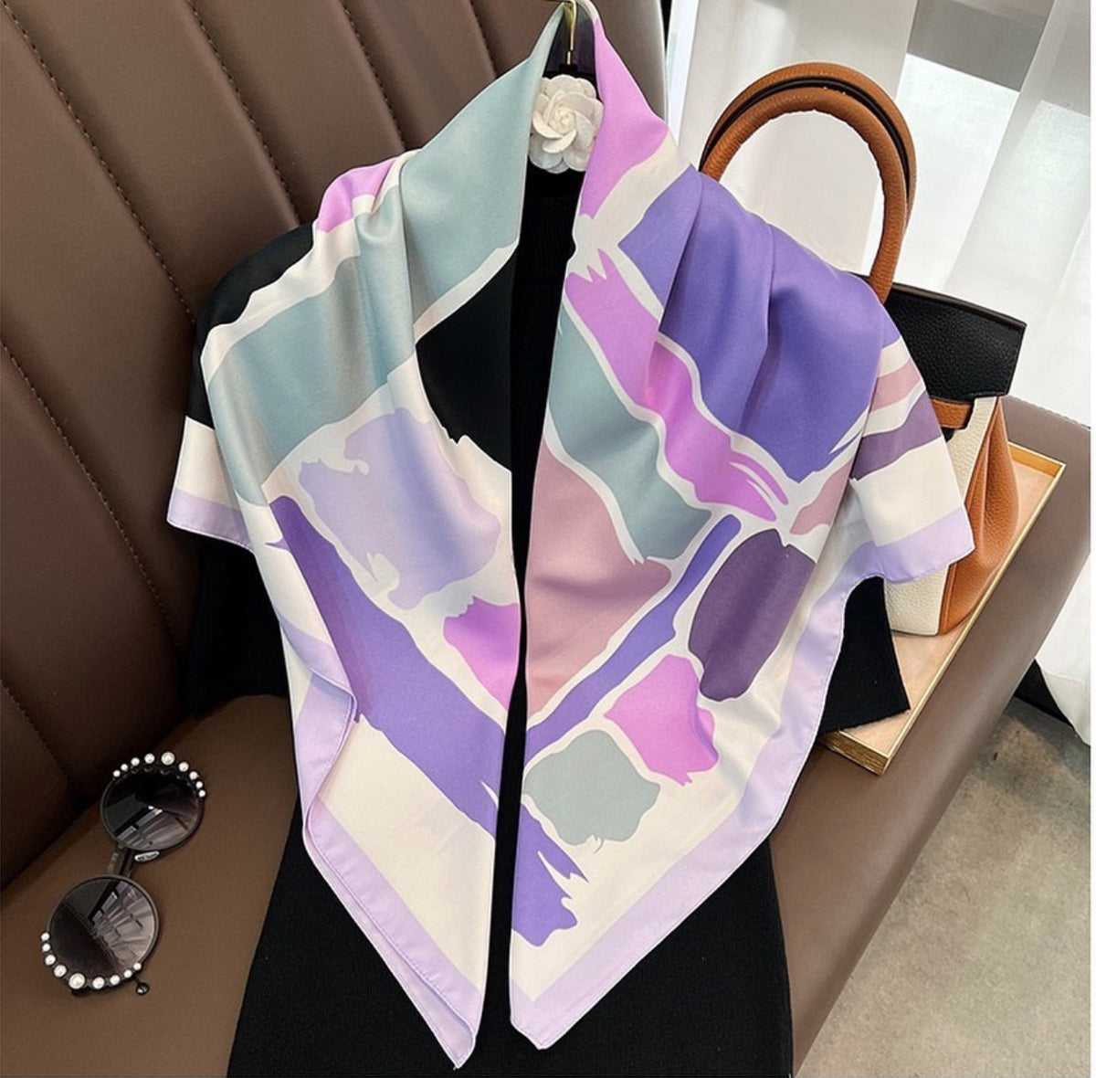 Aria Silk Scarf (90 × 90 cm)