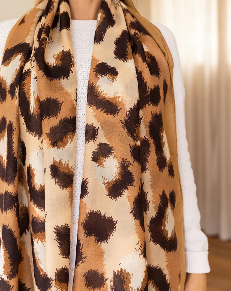 Bronze Whisper Blush Silk Scarf