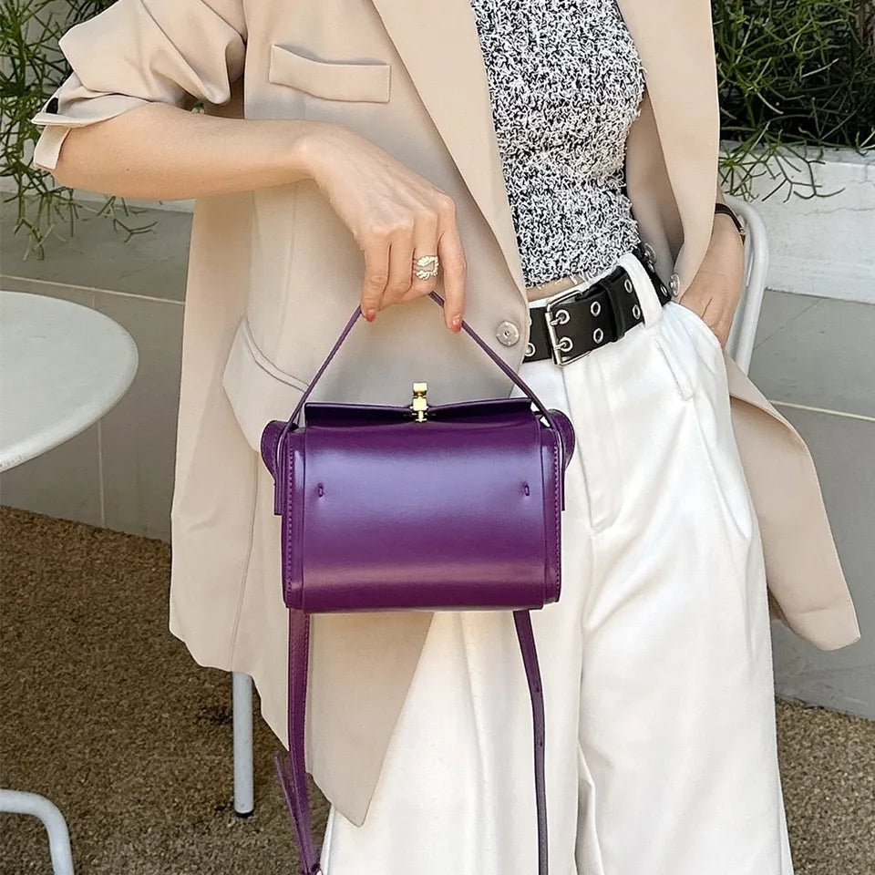 Imperial Box Bag (Purple)