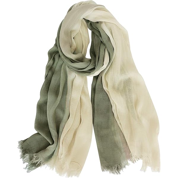 Dania Ombre Military Cotton Linen Stole