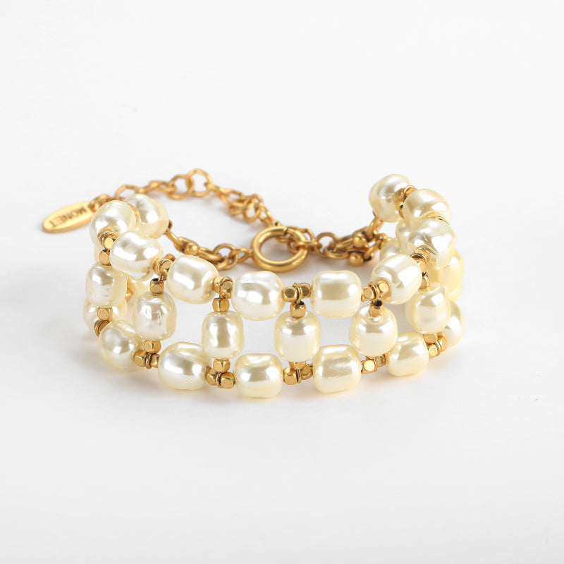 Marabella Baroque Pearl Antique Bracelet