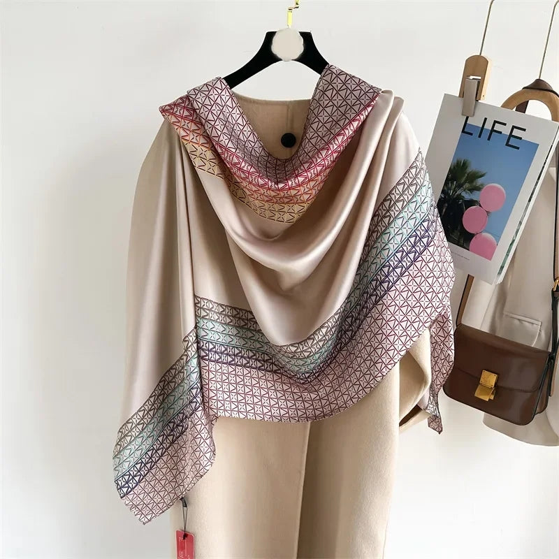 Pinstripe Silk Stole