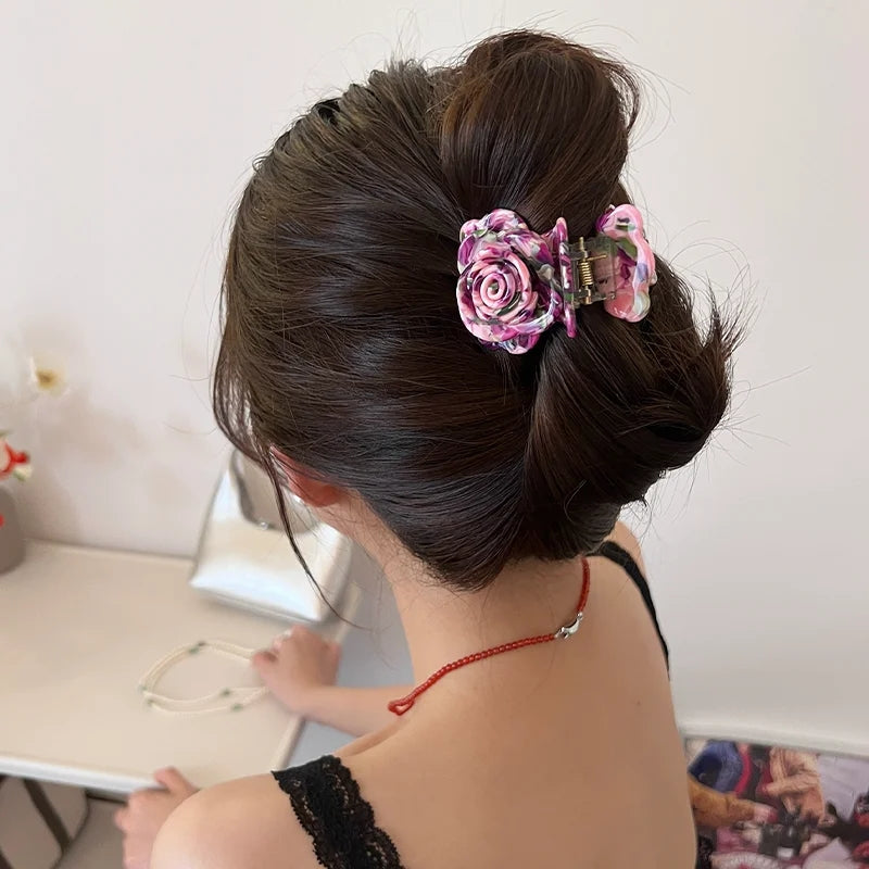 Rosette Claw Clip