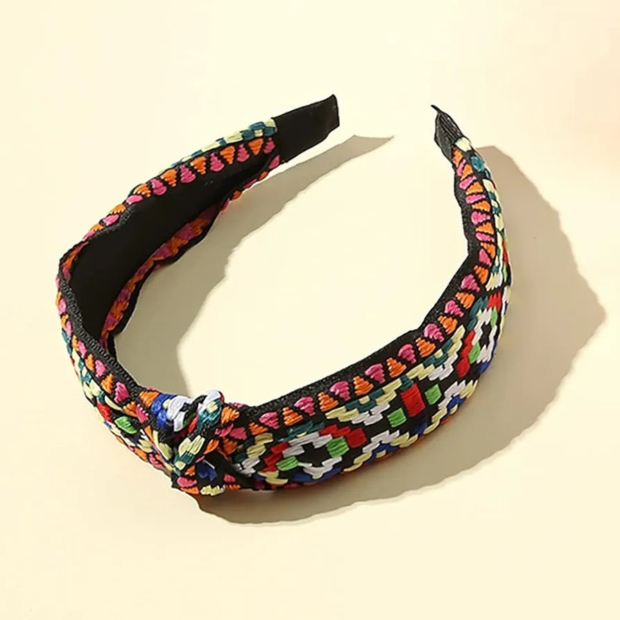 Rainbow plaits Hairband