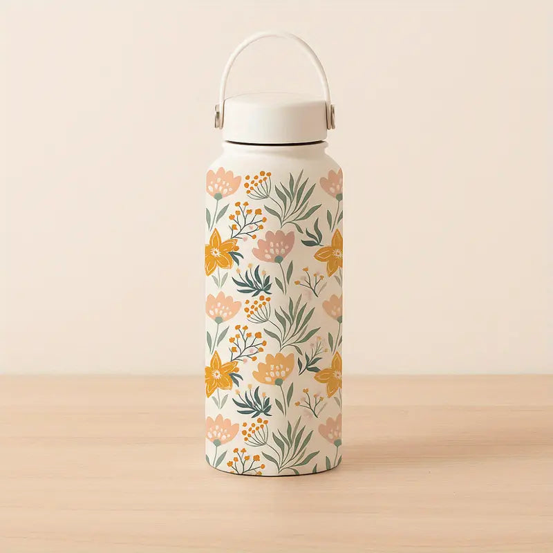Sunelle Stainless Steel Bottle with Thermos Lid (1000ml)