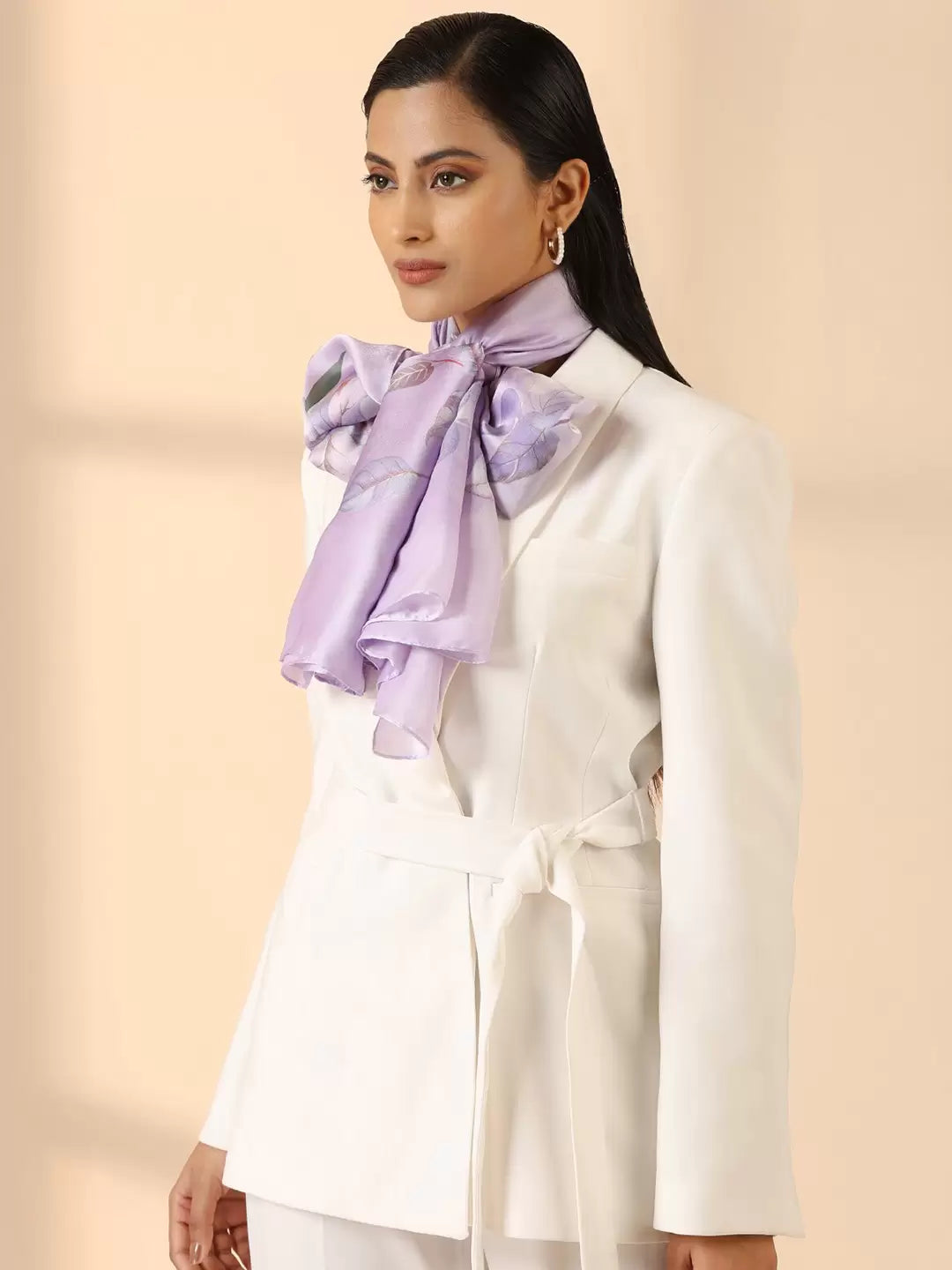 Lusty Lavender Silk Stole