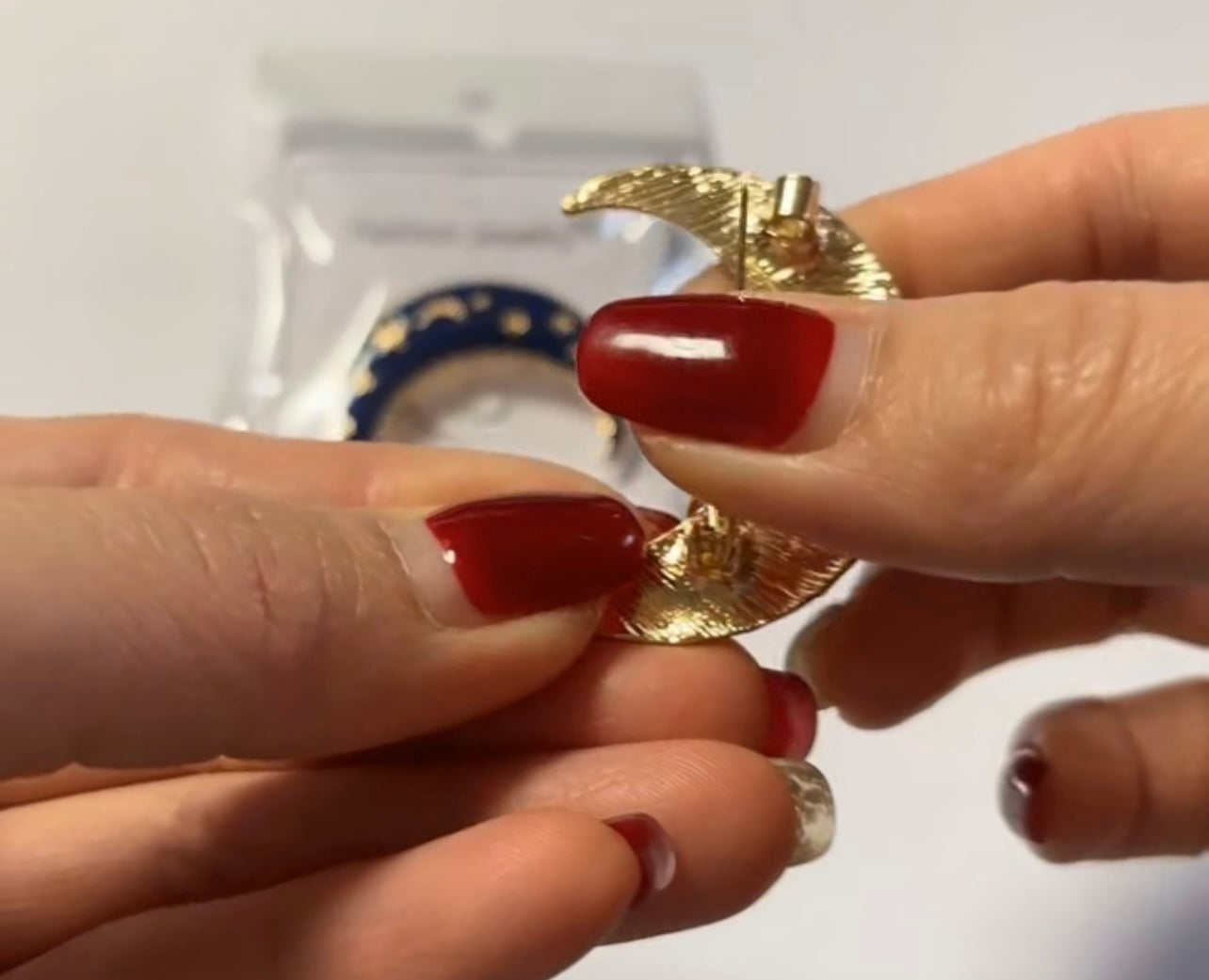 Cresent Moon Brooch