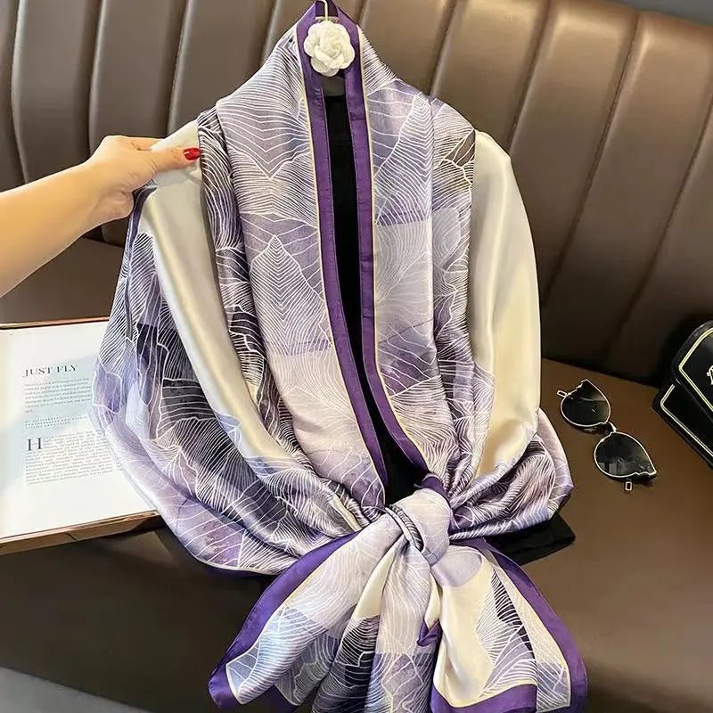 Royal Grapevine Silk Stole