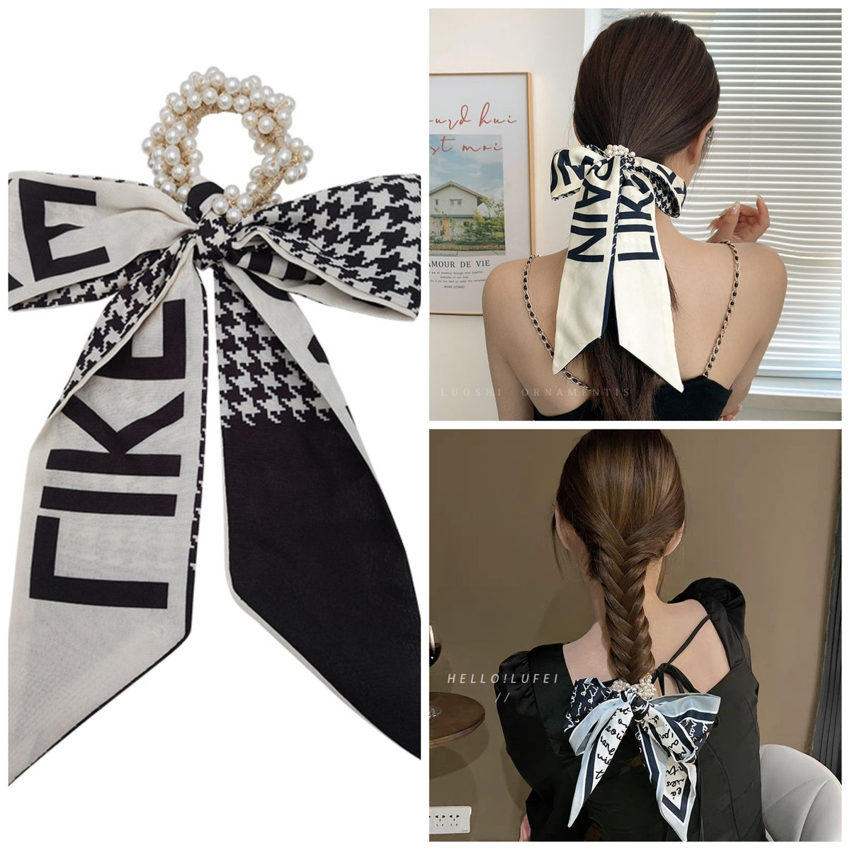 Orla Hair Tie (Polka)