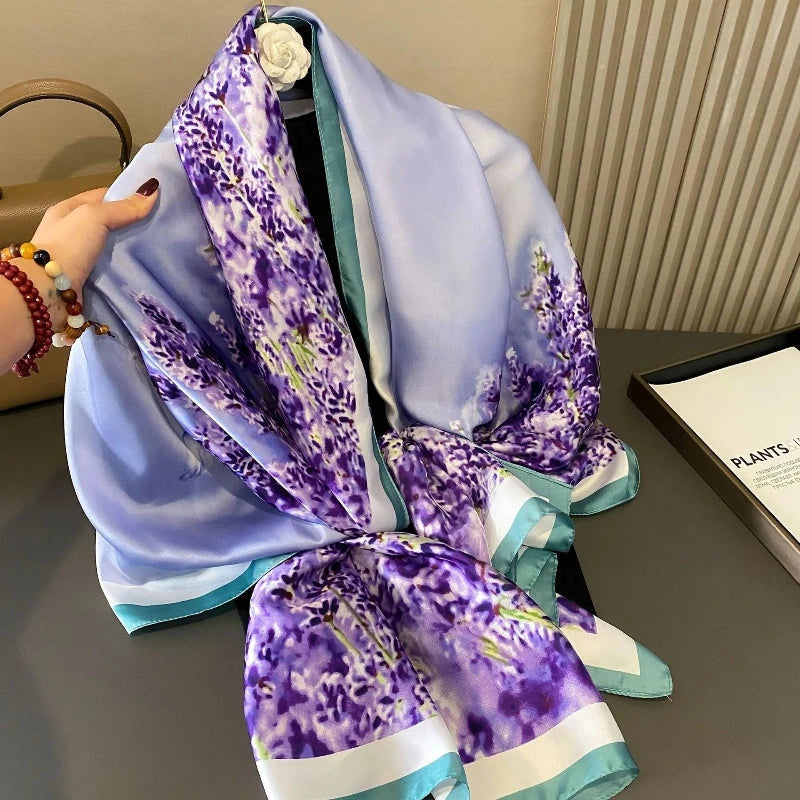 Wisteria Silk Stole