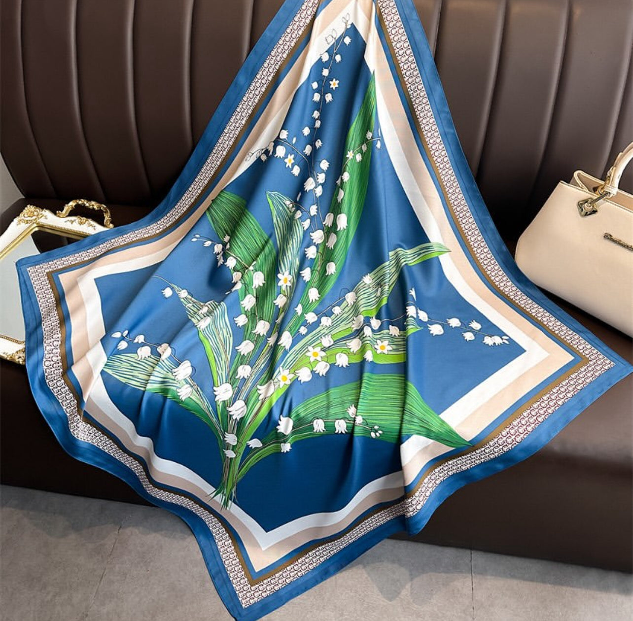 Yani Silk Scarf (90x90cms)