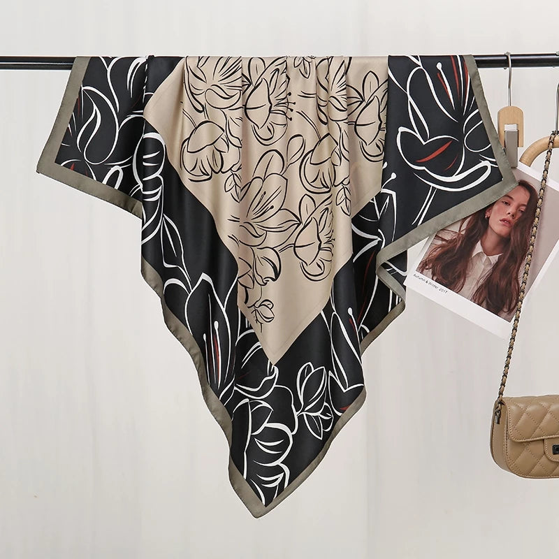 Lintin Silk Scarf (90x90cms)