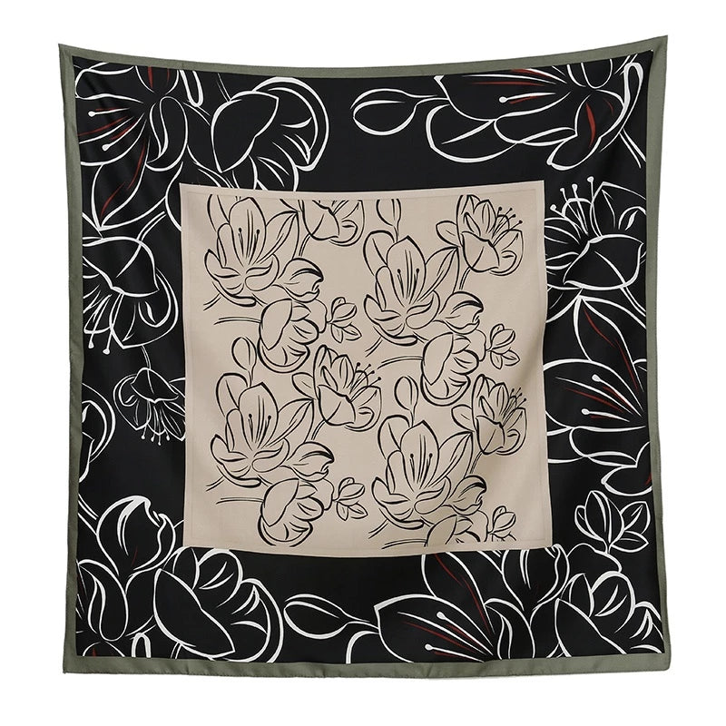 Lintin Silk Scarf (90x90cms)
