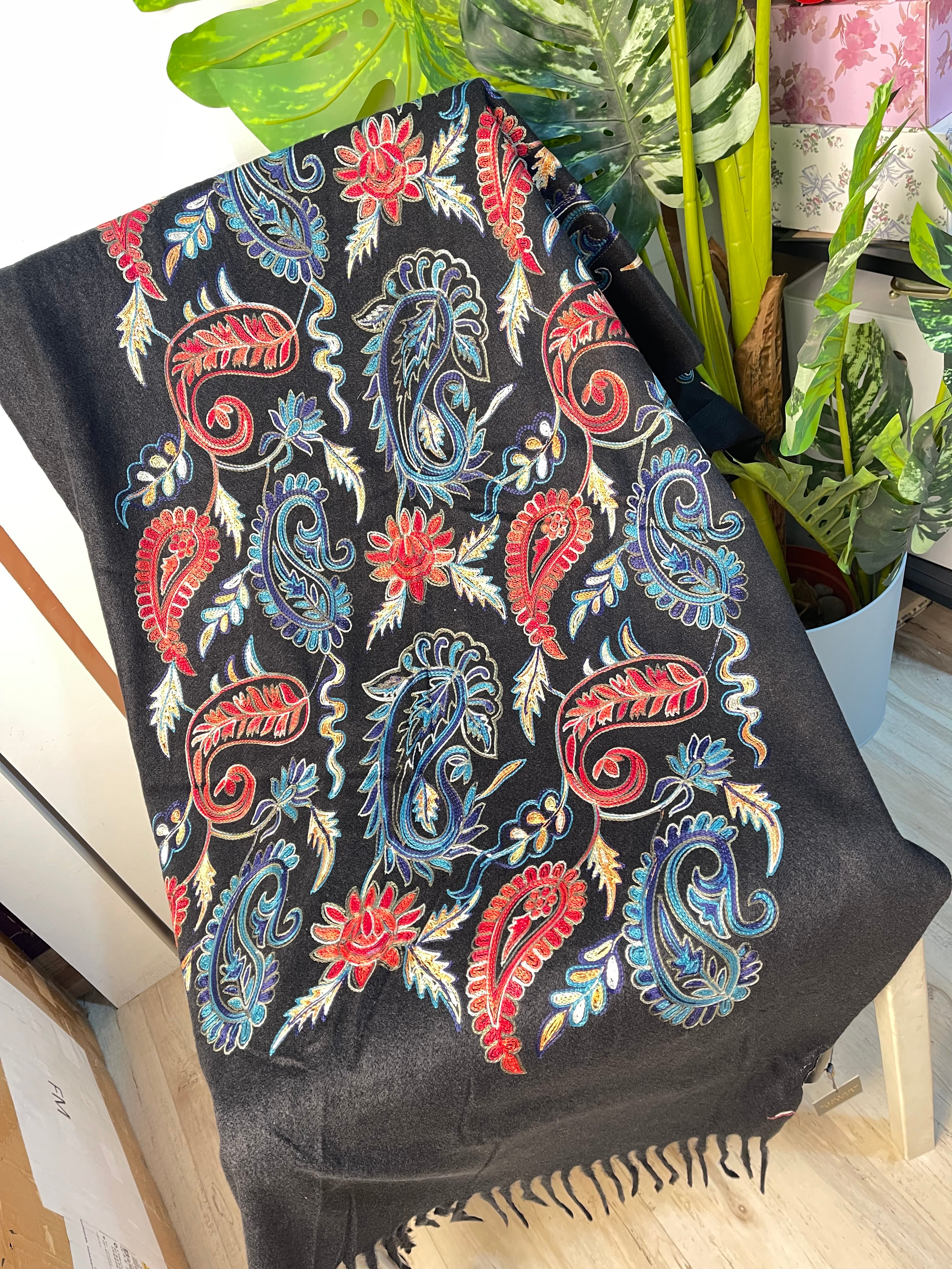 Augusta Raven Rich Pashmina Shawl