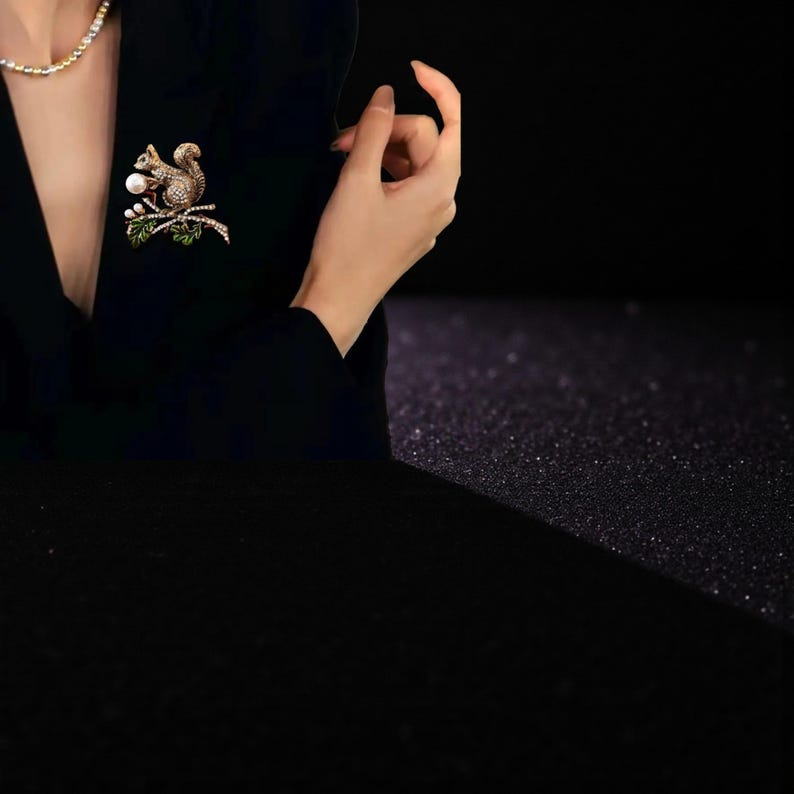 Acorn Charm Brooch