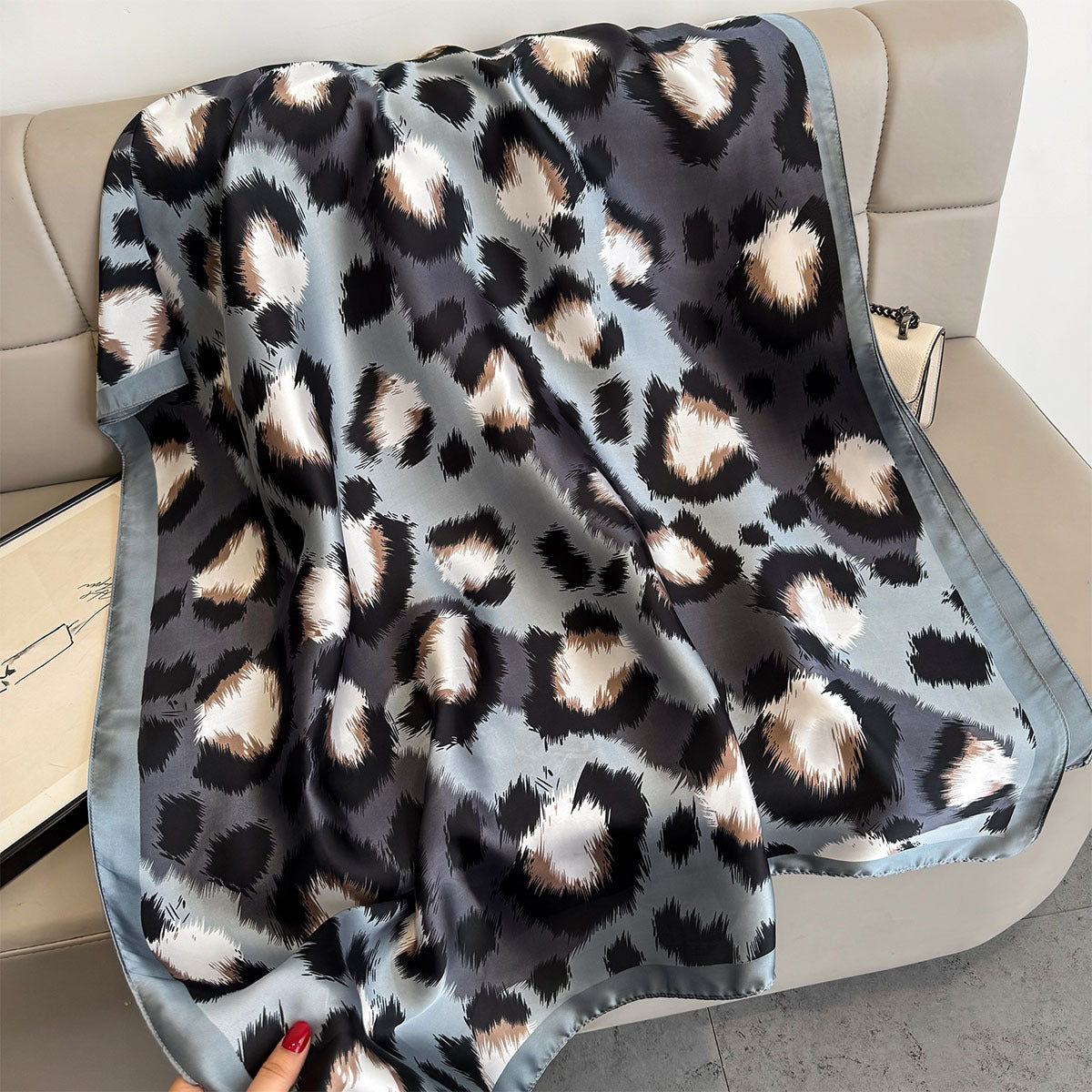 Ink Mirage Silk Stole