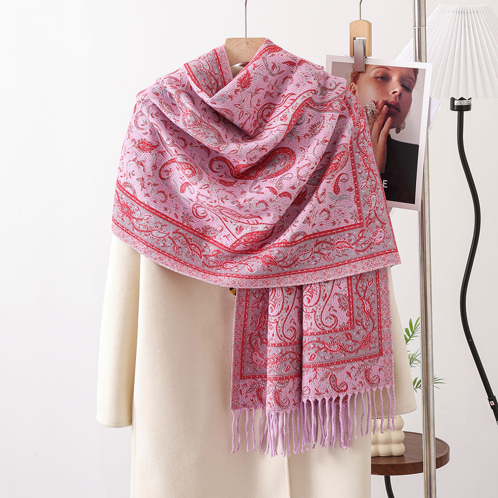 Aster Blush Pashmina Light Shawl