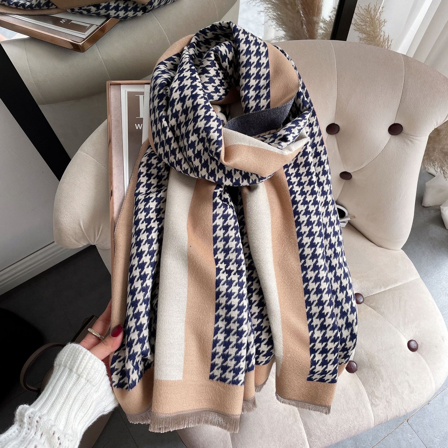 Honey Bell Winter Shawl